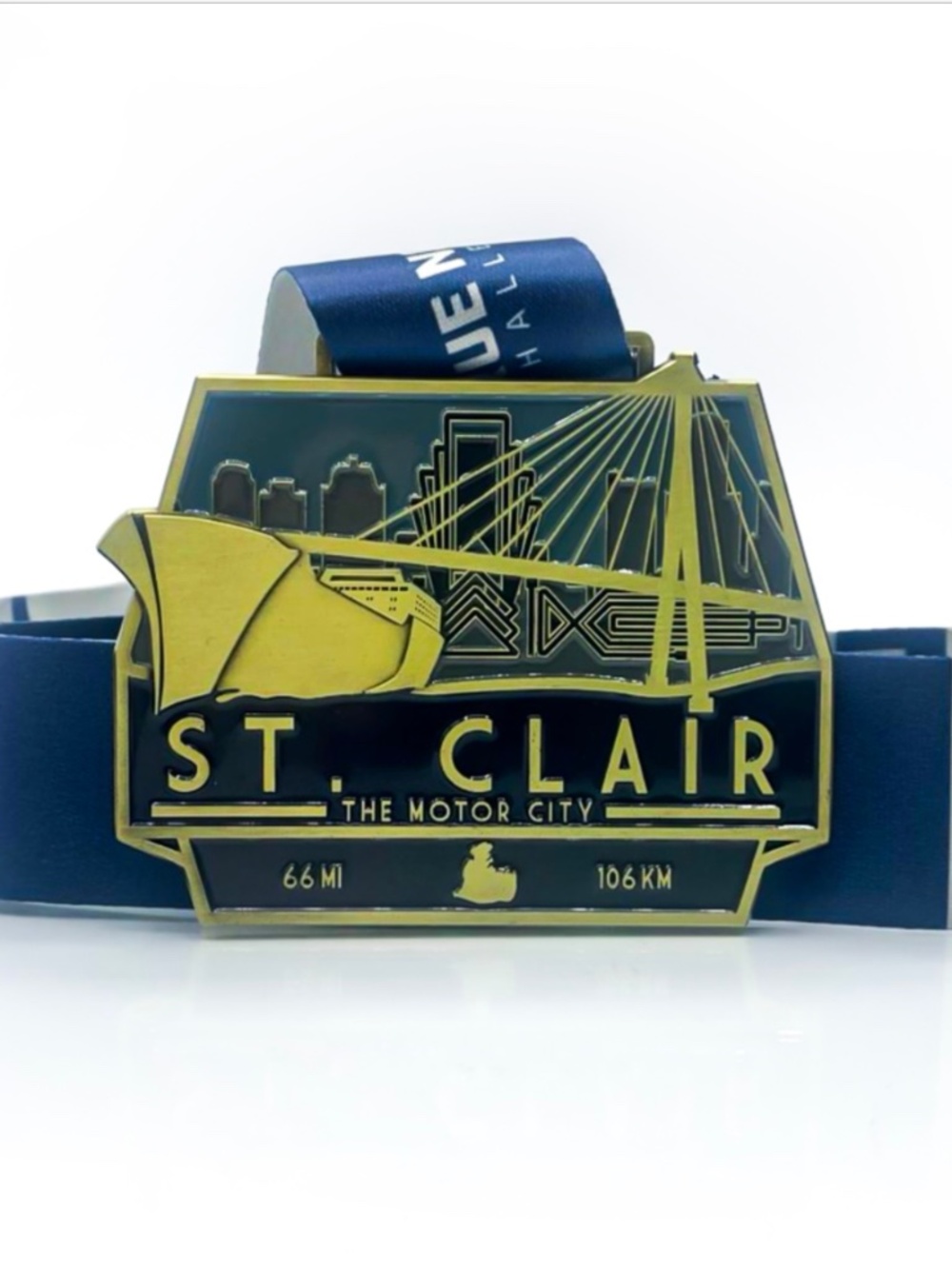 Lac St Clair virtual challenge medal